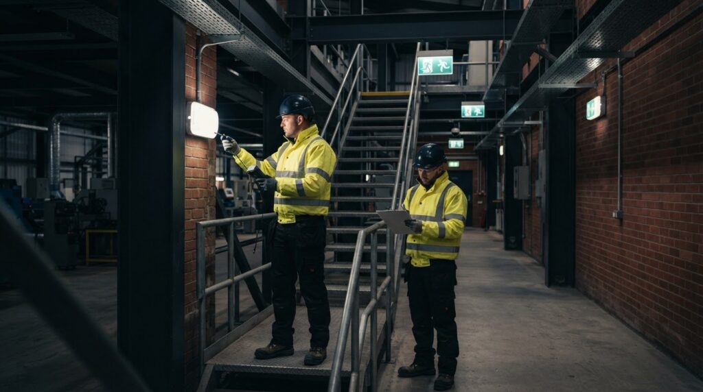 Emergency light testing for Rotherham premises