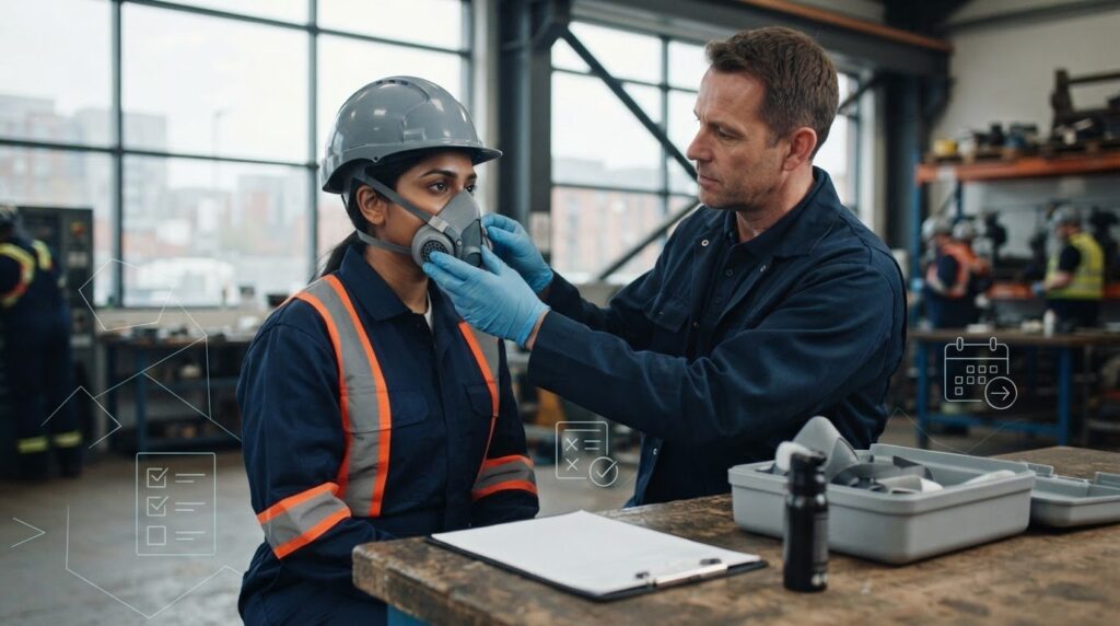 Face fit testing records: what evidence to keep for HSE